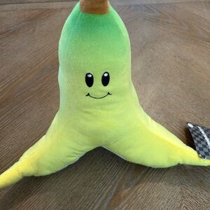 Smiling Banana Plush Toy - 10 inch - mario kart